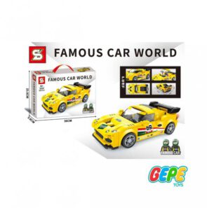 لگو مدل ماشین مسابقه ای سفید