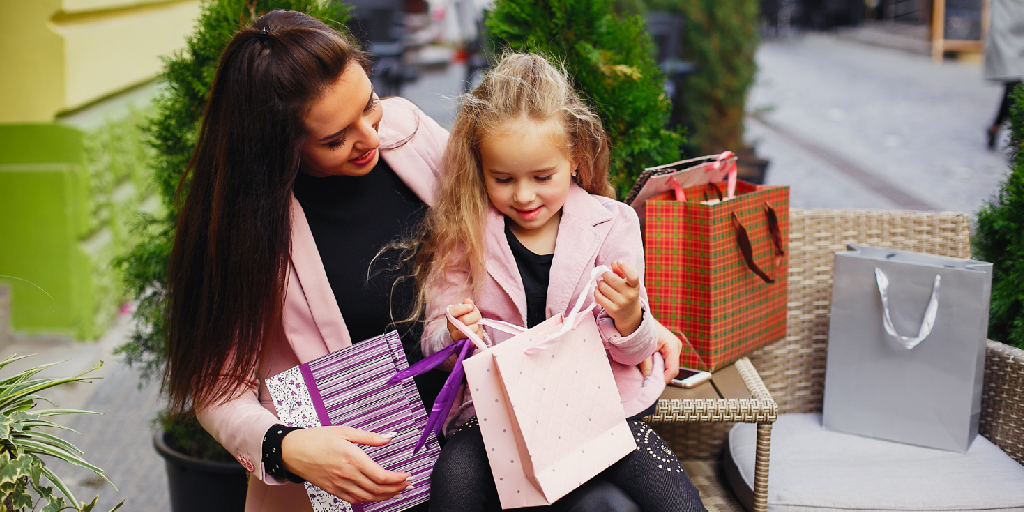 خرید کردن با بچه‌ها