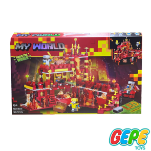 لگو ماین کرافت مدل قلعه سرخ