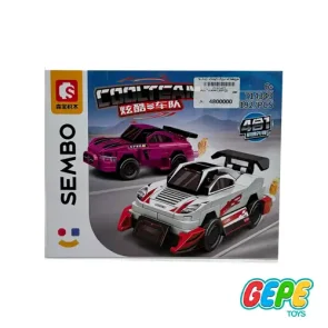 لگو ماشین سمبو بلاک سفید