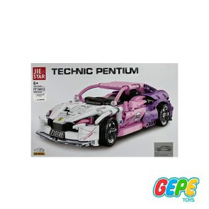 لگو ماشین مسابقه تکنو پنتیوم صورتی