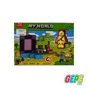 لگو ماینکرافت 75 قطعه مگنتی my world